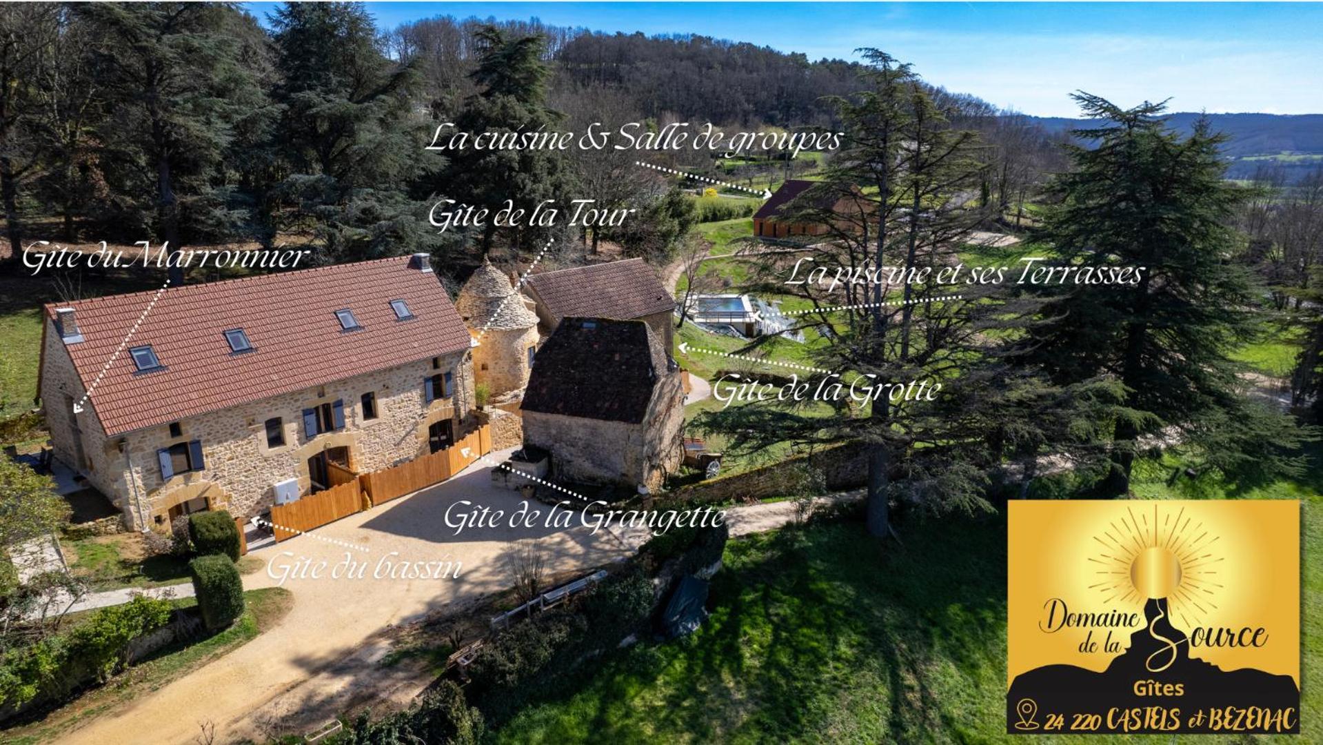 Villa Domaine De La Source Castels Exterior foto